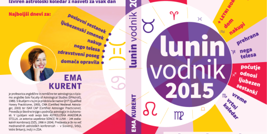 Cover design for the Lunar Calendar in Slovenian